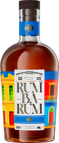 Ром RUMBARUM Dark Anejo выдержанный 37,5%, 0.7л