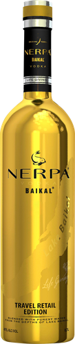 Водка НЕРПА Байкал Gold 40%, 0.7л