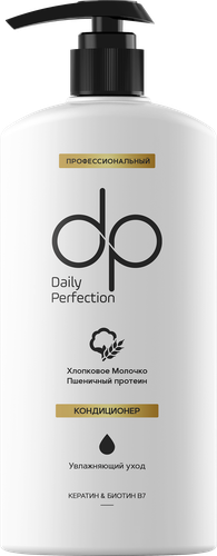 Кондиционер для волос DP Professional Хлопковое молочко, 500мл, детальное фото