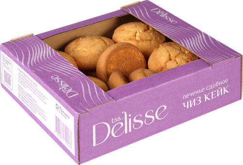 Печенье сдобное DELISSE Чиз Кейк, 450г, фотография
