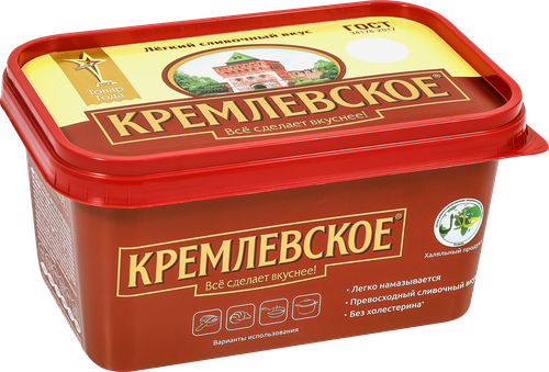 Спред растительно-жировой ТМ КРЕМЛЕВСКОЕ 60%, без змж, 400г, изображение