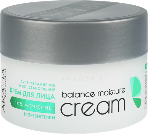 Крем для лица ARAVIA PROFESSIONAL Balance Moisture Cream Суперувлажнение и восстановление, 150мл, крупный план