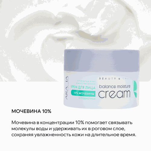 Крем для лица ARAVIA PROFESSIONAL Balance Moisture Cream Суперувлажнение и восстановление, 150мл, детальное фото