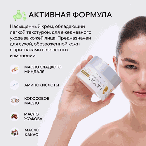 Крем для лица ARAVIA PROFESSIONAL Vital Moisture Сream Суперувлажнение и регенерация, 150мл, вид