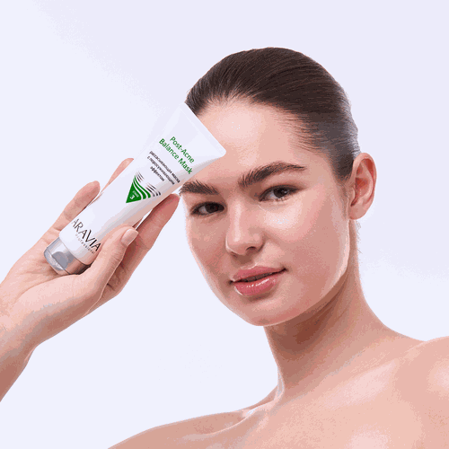 Маска для лица ARAVIA PROFESSIONAL Post-Acne Balance Mask поросуживающий эффект, для жирной и проблемной кожи, 100мл, картинка