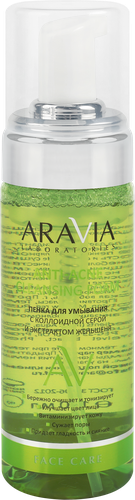 Пенка для умывания ARAVIA LABORATORIES Anti-Acne с коллоидной серой и экстрактом женьшеня, 150мл, вид