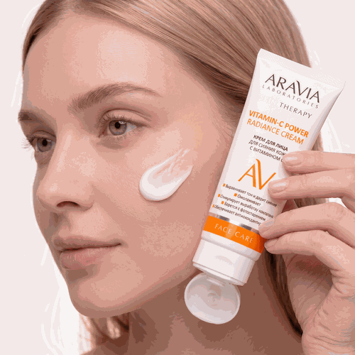 Крем для лица ARAVIA LABORATORIES Vitamin-C с витамином С для сияния кожи, 50мл, детальное фото