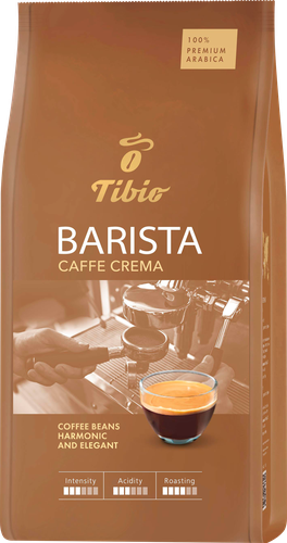 Кофе зерновой TIBIO Бариста Каффе Крема натуральный жареный, 1кг, фотография