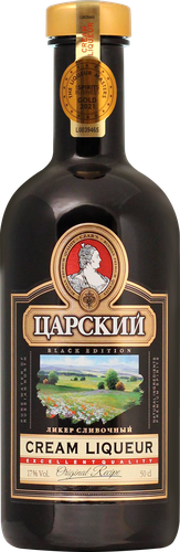 Ликер ЦАРСКИЙ Сливочный эмульсионный 19%, 0.5л