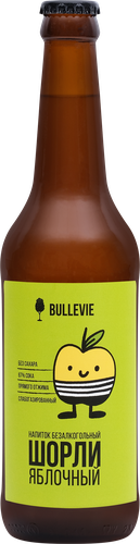Напиток BULLEVIE Шорли с соком пастеризованный слабогазированный, 0.45л, фото