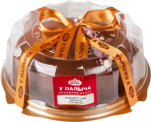 Торт У ПАЛЫЧА Зальцбургский шоколад с ягодами, 500г, детальное фото