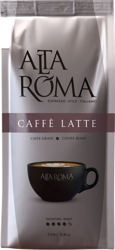 Кофе зерновой ALTA ROMA Caffe Latte, 250г, фото