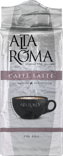 Кофе молотый ALTA ROMA Caffe Latte, 250г, детальное фото