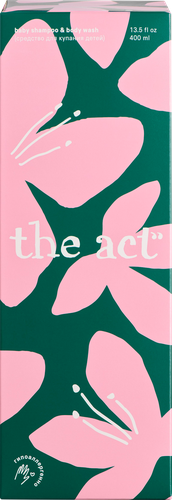 Шампунь-гель для волос и тела детский THE ACT 2в1 Гипоаллергенный, 400мл, фотография