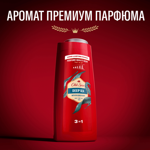 Гель для душа+шампунь OLD SPICE Deep sea, 675мл, картинка