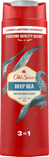 Гель для душа+шампунь OLD SPICE Deep sea, 400мл, крупный план