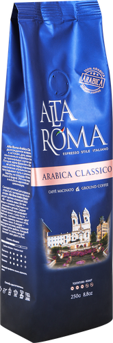 Кофе молотый ALTA ROMA Arabica Classico, 250г, вид