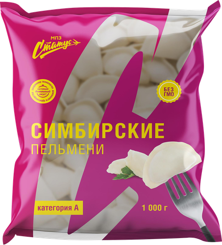 Пельмени СТАТУС Симбирские, категория А, 1кг, фотография
