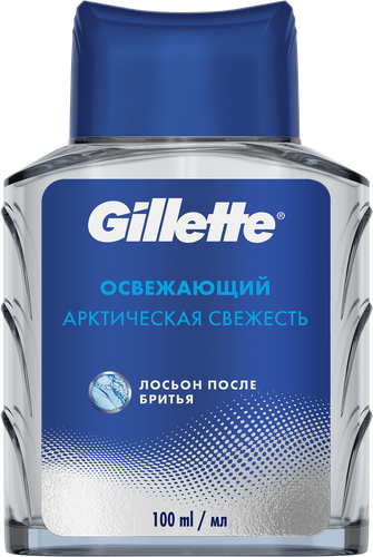 Лосьон после бритья GILLETTE Освежающий, 100мл, вид