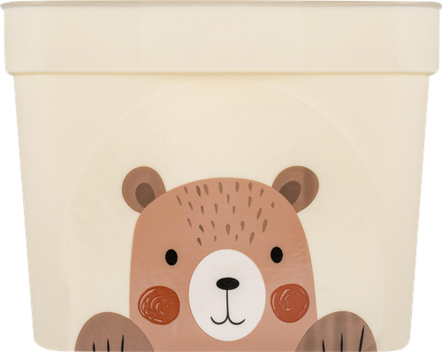 Ящик для хранения SPIN&CLEAN Keeplex Happy Bear 21,1х14,1х11см, 2.3л, Арт. LA512311001, изображение