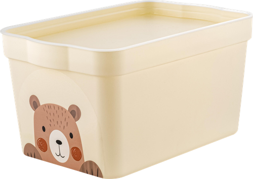 Ящик для хранения SPIN&CLEAN Keeplex Happy Bear 21,1х14,1х11см, 2.3л, Арт. LA512311001, вид