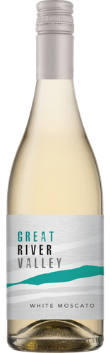 Вино игристое GREAT RIVER VALLEY Moskato Western Cape белое сладкое, 0.75л, крупный план