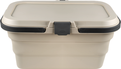 Корзина для пикника IDEA Флекс, складная, латте, 16л, Арт. М 1239, фото