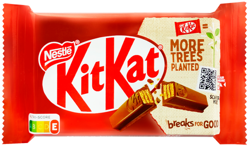 Батончик шоколадный NESTLE Кит Кат 4 Fingers, 41,5г, крупный план