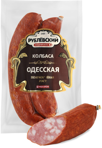 Колбаса полукопченая РУБЛЁВСКИЙ Одесская, 350г, фотография