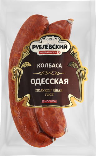 Колбаса полукопченая РУБЛЁВСКИЙ Одесская, 350г, картинка