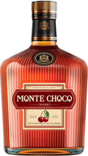 Коктейль MONTE CHOCO Шоколад-вишня 30%, 0.5л, крупный план