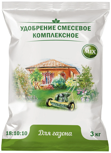 Удобрение для газона НОВ-АГРО минеральное, Арт. НА10, 3кг, крупный план