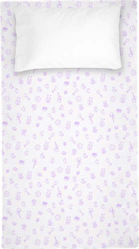 Пеленка LITTLE TIMES 75х120см, бязь, крупный план