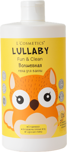 Пена для ванн детская L'COSMETICS Lullaby Волшебная, экстракт спелых ягод, с 3 лет, 750мл, вид