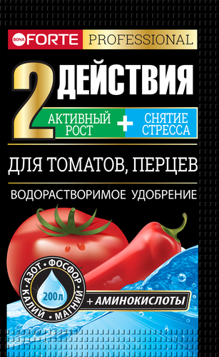 Удобрение для томатов и перцев BONA FORTE с аминокислотами, 100г, детальное фото