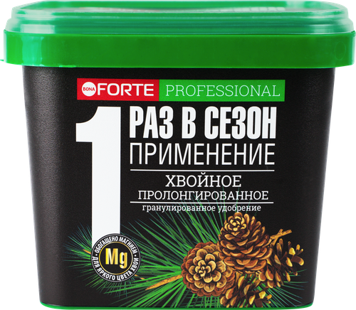 Удобрение для хвойных BONA FORTE с кремнием, 1л, вид