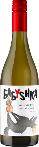 Вино AGORA Бабушка белое сухое, 0.75л, картинка