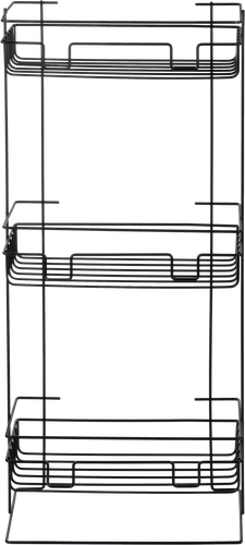 Полка напольная/настенная РЫЖИЙ КОТ Scaffali 29,5x12,5x66см, 3-х ярусная, прямая, Арт. 109116, крупный план