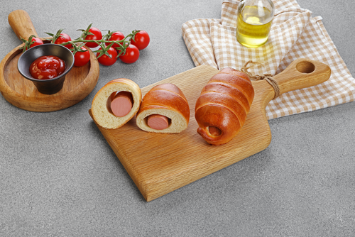 Сосиска в тесте ЛЕНТА FRESH, 90г, фотография