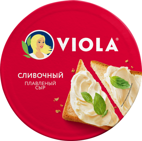 Сыр плавленый VIOLA Сливочный 35%, без змж, 130г, крупный план
