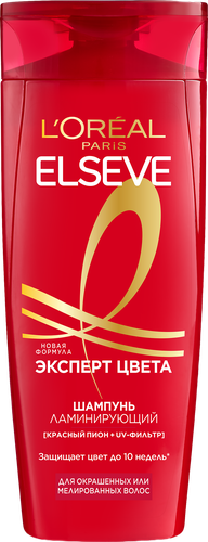 Шампунь-уход для окрашенных или мелированных волос ELSEVE Эксперт Цвета, 400мл, картинка