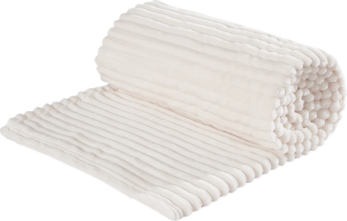 Плед HOMECLUB Light шиншилла 200x220см, цвет молочный, картинка