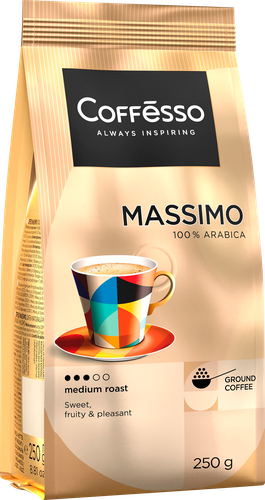 Кофе молотый COFFESSO Massimo, 250г, изображение