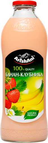 Нектар ARTSHANI Бананово-клубничный, 1л, фотография