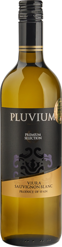 Вино PLUVIUM Утиель-Рекена Виура Совиньон Блан ординарное белое сухое, 0.75л