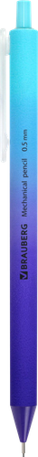 Карандаш механический BRAUBERG Soft Grade 0,5мм, корпус soft-touch, в ассортименте, картинка