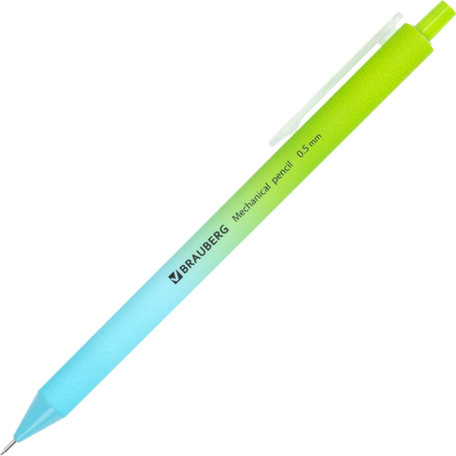 Карандаш механический BRAUBERG Soft Grade 0,5мм, корпус soft-touch, в ассортименте, фото