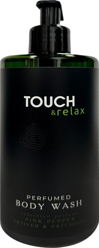 Гель для душа TOUCH Розовый перец, ветивер и пачули, 450мл, фото