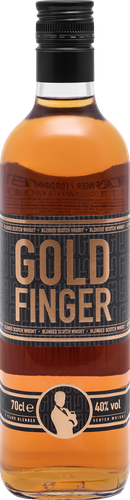 Виски GOLDFINGER Шотландский купажированный 3 года 40%, 0.7л, фото
