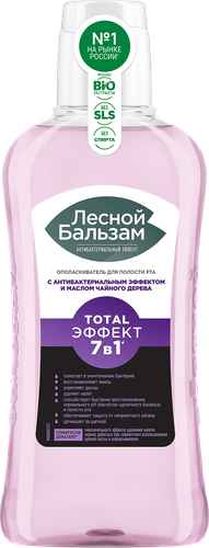 Ополаскиватель для полости рта ЛЕСНОЙ БАЛЬЗАМ Total эффект 7в1, 400мл, фото
